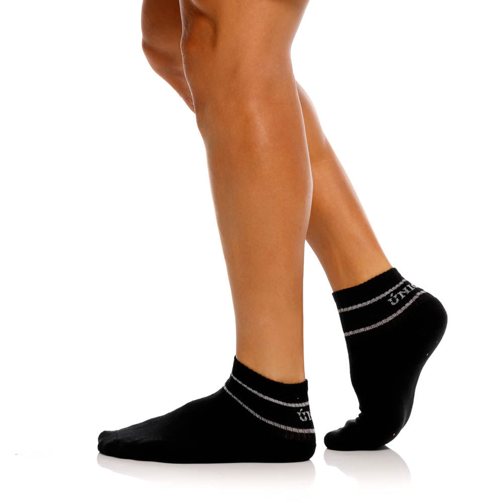 Mundo Unico Men's Meta Sport Socks in Black Athletic Crew